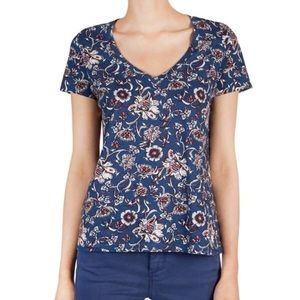 Gerard Darel Sierra Floral V Neck Tee